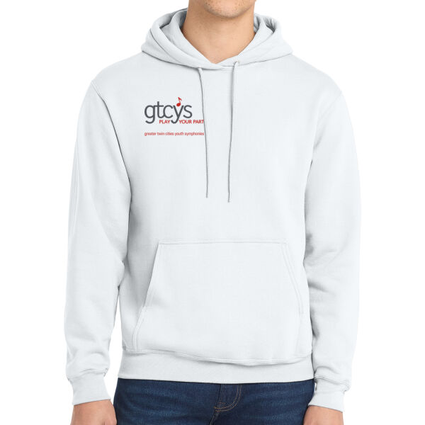 Port & Co Core Fleece Pullover Hooded Sweatshirt - Printed Logo Thumbnail