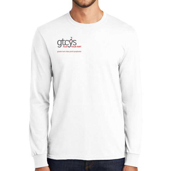 Port & Co Long Sleeve Core Blend Tee - Printed Logo Thumbnail