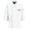 Eight Pearl Button Chef Coat with Thermometer Pocket Thumbnail
