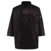 Black Knot Button Chef Coat Thumbnail